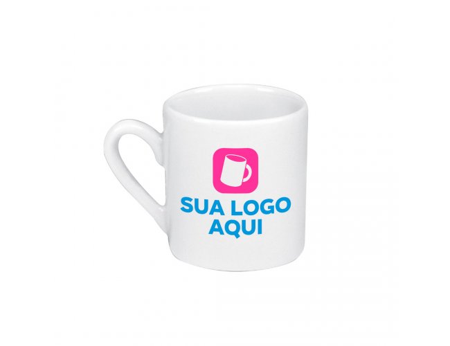 Mini Caneca Personalizada de Porcelana de 55ml
